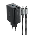 Adapter AceFast A17 2-in-1 Charger + USB-C - HDMI adapter, HDMI/USB/USB-C, must v.