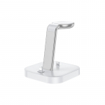 Juhtmevaba laadija Hoco CW43 Graceful 3-in-1, USB-C, valge v., 5 W