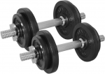 Raskuste ja kangide komplekt Tunturi Dumbbell Set, 20 kg