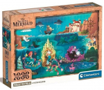 Pusle Clementoni Disney Maps Little Mermaid 39783, 50 cm x 70 cm, 1000 tk, mitmev&auml;rviline