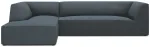Nurgadiivan Micadoni Home Ruby 4 Seats, sinine v., vasak, 273 x 180 cm x 69 cm