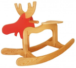 Kiikloom Wood&Joy Deer 109TRS1160, puit, pruun/punane