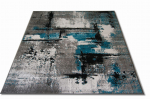 Vaip sise Fruzan 08, must v./hall v./t&uuml;rkiissinine v., 330 cm x 240 cm