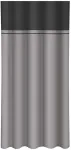 &Ouml;&ouml;kardin ZMH-04, hall v./grafiit v., 160 cm x 250 cm