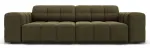 Diivan Micadoni Home Jennifer Velvet, roheline v., 204 x 102 cm x 70 cm