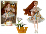 Nukk aksessuaaridega Lean Toys Emily Fashion & Classical, 30 cm, mitmev&auml;rviline