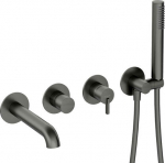 Peidetud vannitoa segisti Deante Silia BQS_D18P, titaan v.