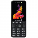 Evelatus Tron Slim Button Mobiiltelefon kahe SIM-raadio taskulambi kaamera ja pika aku t&ouml;&ouml;eaga must