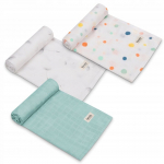 M&auml;hkimistekk Lionelo Bamboo Dot, 70 cm x 70 cm, 3 tk