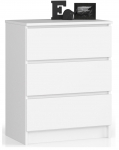 Kummut Akord K60, valge v., 77 cm x 40 cm x 60 cm