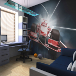 Fototapeet Artgeist Speed And Dynamics Of Formula 1 FTNT0076, 270 cm x 270 cm