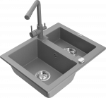 K&ouml;&ouml;givalamu koos kraaniga Mexen Carlos Duero, graniit, 58 cm x 47 cm x 17.7 cm, h&otilde;be/hall/kroom