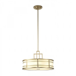 Valgusti rippuv Elstead Lighting Fusion 3, E27, 3 x 60 W, messing v.