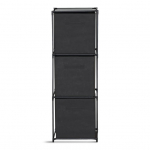 Riiul, koos hoiukastiga Domoletti, must, M, 34.5 cm x 34.5 cm x 101 cm