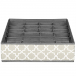 Korraldaja Springos HA3054, valge/pruunikas, 33 x 33 x 10 cm