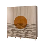 Riidekapp Kalune Design Loni 4 974, pruun v., 52 cm x 180 cm x 192 cm