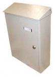 Postkast Glori Ir Ko PD900, valge v./hall v., 29 cm x 10 cm x 38.5 cm