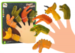 N&auml;punukud Lean Toys Dinosaurs, 8 cm, mitmev&auml;rviline