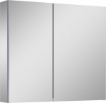 Seinakinnitusega vannitoakapp peegliga Elita Basic, hall v., 12.9 cm x 70.6 cm x 61.8 cm