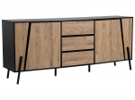 Kummut Shumee Blackpool, pruun v./must v., 75 cm x 40 cm x 177 cm