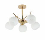 Valgusti lagi Candellux Lighting Amos, E27, 5 x 40 W, valge v.