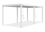 Aiatelk Pergola Elegance, 600 x 255 cm, valge v.