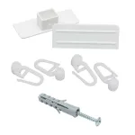 Laekarniisi tarvikute komplekt PVC I 2,0 m, valge v.