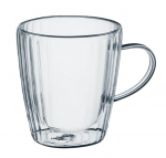 Topeltklaasist kruusikomplekt Ambition Curly, l&auml;bipaistev v., 0.250 l