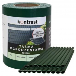 Piirdeaia lint Kontrast, 19 cm, roheline v.