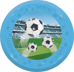 V&auml;ike taldrik GoDan Soccer Fans, 21 cm, plastik, sinine v./valge v./must v.