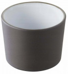 Serveerimiskauss Revol Solid, 30 ml, &Oslash; 5 cm, valge v./must v., portselan