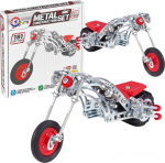 Konstruktor Technok Metal Motorbike 4807, 181 tk, h&otilde;be v./punane v.