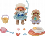 Kujukeste komplekt, koos tarvikutega Sylvanian Families Sea Otter Sisters 5804, mitmev&auml;rviline