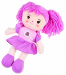 Riidest nukk Zuzia ZA3853, 33 cm, violetne