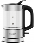 Elektriline veekeetja Sencor SWK 160SS, 0.5 l, l&auml;bipaistev v./h&otilde;be v./must v.