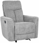 Allalastava seljatoega tugitoolid Home4you Gemma 14205, hall v., 98 cm x 89 cm x 106 cm