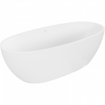 Vann, teisaldatav Mexen Torino, 155 cm x 78 cm x 56 cm, ovaalne, valge