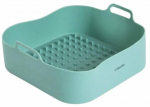 Silikoonvooder kuuma&otilde;hufrit&uuml;&uuml;rile Homla Easy Cook Basic, roheline, 21.5 cm x 21.5 cm