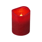 LED-k&uuml;&uuml;nal taimeriga, 6.5 cm, punane v.