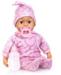 Nukk - imik koos tarvikutega Bayer First Words 9324CO, 38 cm, roosa v.
