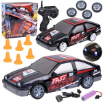 Rc auto Racing Rally Drift Returns, 1:24, must/punane