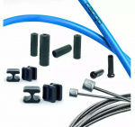 Edastuskaabel, komplekt Capgo Shimano/Sram Road & MTB, plastik/roostevaba teras, sinine