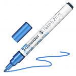 Tekstimarker Schneider Paint-lt 011, 2 mm, sinine/metall
