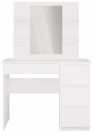 Tualettlaud Marina 4P+ MIJAS P Right, valge v., 146 cm x 98 cm x 51 cm