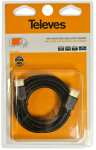 Juhe Televes 494502 HDMI Male, HDMI Male, 3 m, must v.