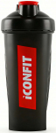 Joogipudelid- ja sheikerid ICONFIT, must v., plastik, 0.8 l
