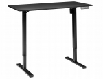 Arvutilaud reguleeritava k&otilde;rgusega Beliani Tavares, 120 cm x 60 cm, 75 - 110 cm, must v.