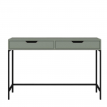 Kirjutuslaud sahtlitega Kalune Design Working 1600-79, 120 cm x 55 cm, 77.4 cm, roheline v.