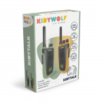 Komplekt rollim&auml;nguks, raadiosaatjad KidyWolf KidyTalk, kollane v./roheline v.