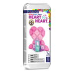 Magnetkonstruktor Magna-Tiles Micromags Heart To Heart 264026HH, 26 tk, mitmev&auml;rviline